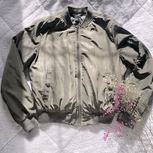 Green Bomber Jacket